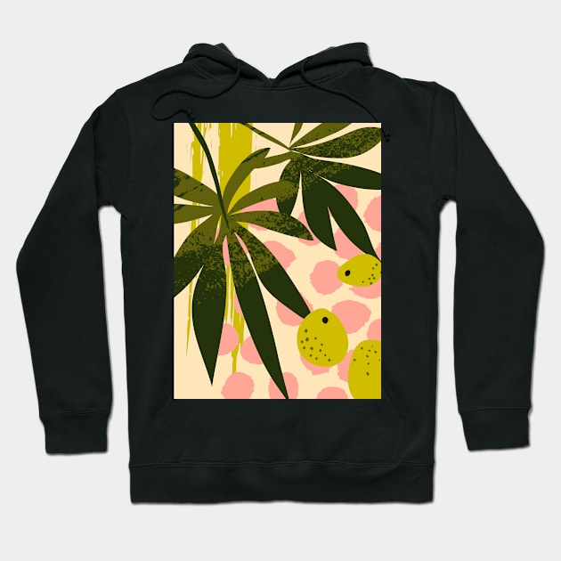 Abstract floral Hoodie by foxeyedaisy